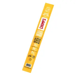 Chomps Original 0g Sugar, 12g of Protein Turkey Stick Snack, 80 Calories Chomps Original 0g Sugar, 12g of Protein Turkey Stick Snack, 80 Calories