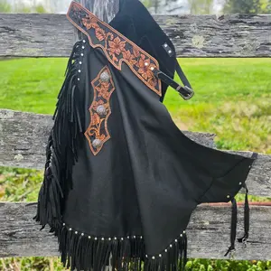 Custom Leather Chinks- Handmade to measurement