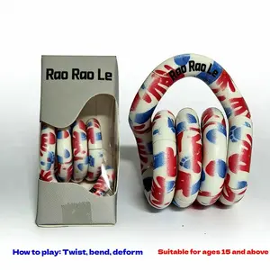 Stress Relief Twist Fidget Toy Love Theme Flexible Bendable Finger Rotate Improve Concentration For Adult Home Office