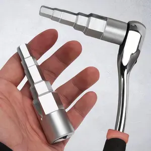 Durable Metal Wrench with Internal Hex Drive Head, Internal Hex Stair Valve, for Pumping and Disassembly, Essential Tool