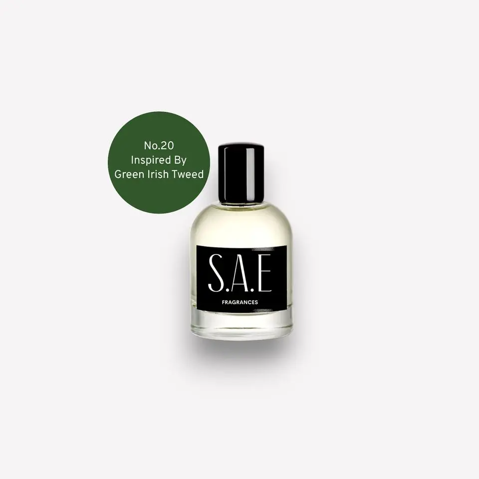 S.A.E Perfume NO.20 100ML,50ML Inspired Green Irish Tweed