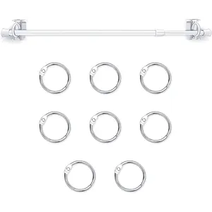 Adjustable Flip Calendar Holder Set 16-28 Inches Flip Calendar Chart Rod Date Cards Holder for Classroom Whiteboard Decor