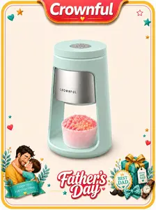 CROWNFUL Shaved Ice Machine, Snow Cone Machine with 2 Ice Cups, Ice Shaver Machine for Snow Cones, Snowballs, Frozen Cocktails and More, Easy to DIY with Snow Cone Syrup at Home,Gifts for Men&Women