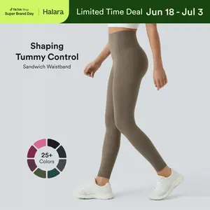 Halara UltraSculpt High Waisted Tummy Control Pocket Shaping Training Leggings