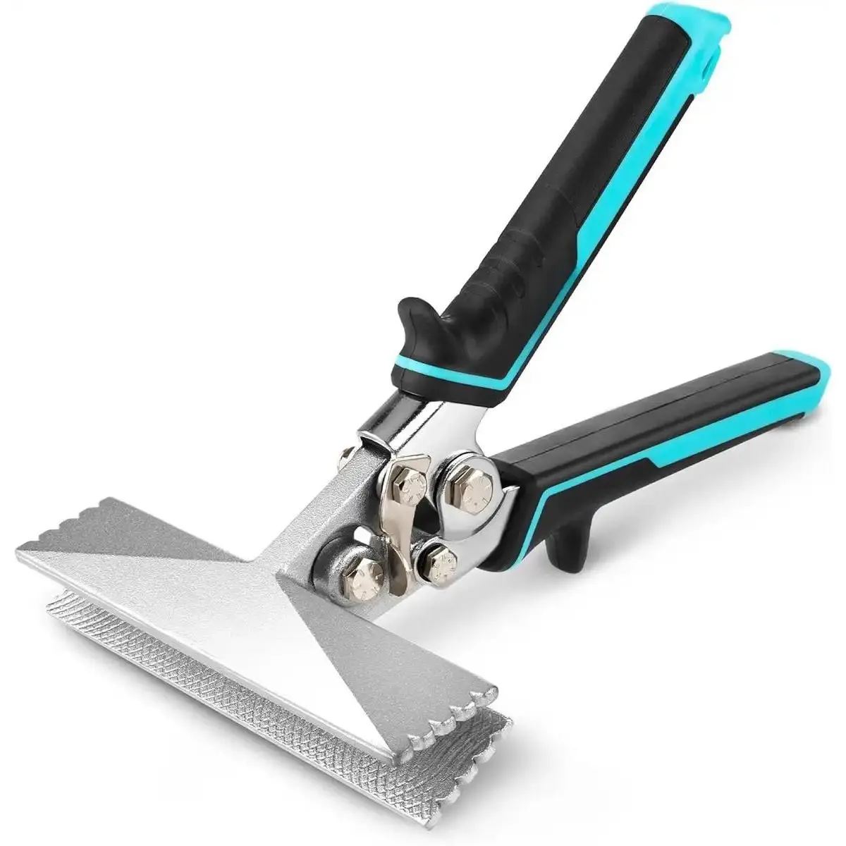 6 Inch Sheet Metal Bender, Hand Seamers Sheet Metal Tools with  TPR Handle, Straight Jaw Metal Bending Pliers for Bending, Seaming and Flattening Metal