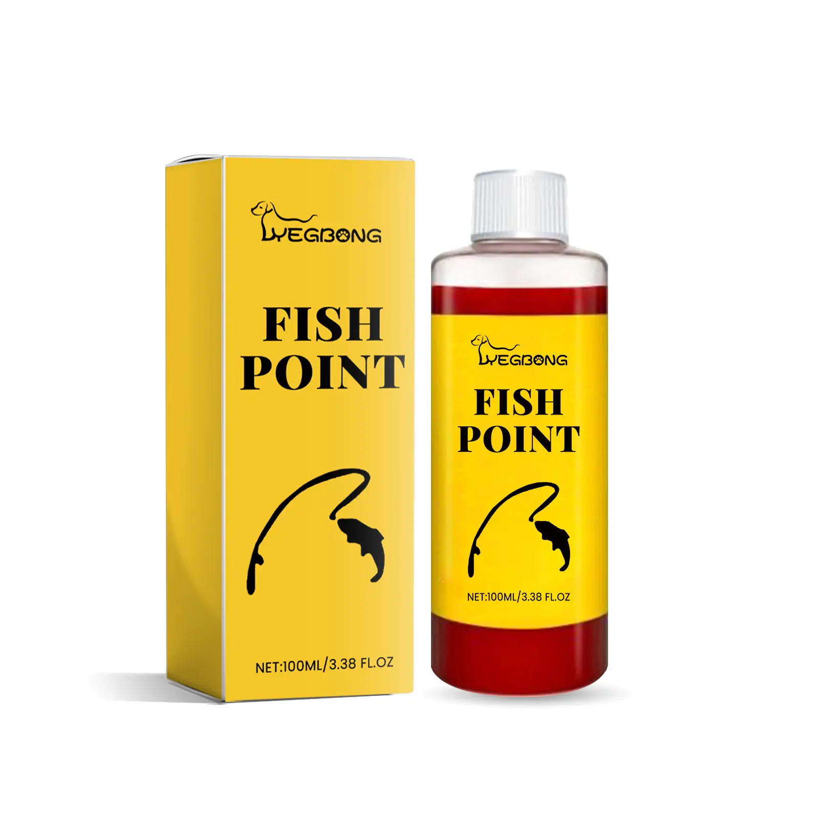 Bloodworm Liquid Fish Attractant - High-Efficiency Bait Additive, Nutritional Feed Enhancer, Fast-Acting Scent Lure for Wild Fishing, Carp, Freshwater Species