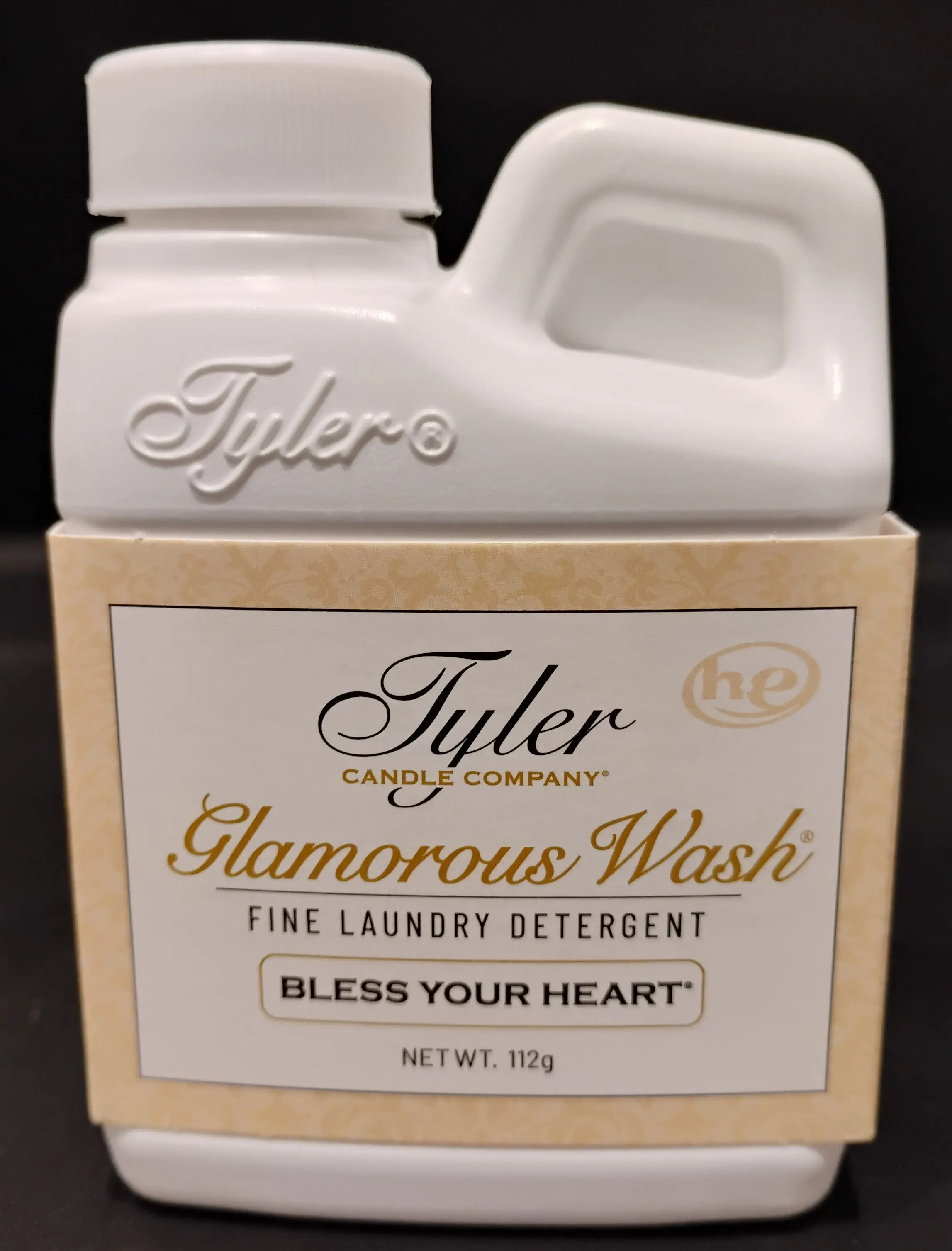 Tyler Candle Company Glamorous Wash Liquid Laundry Detergent - Bless Your Heart Scent - Sweet, Natural, Biodegradable, Machine-Safe, pH-Balanced - 4oz (112g)