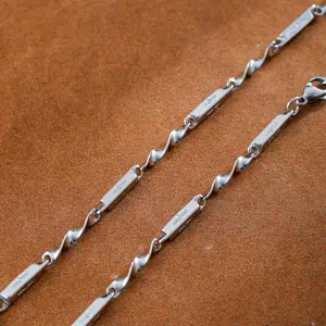 14k Silver plated Men's Diamond-Cut Rope Chain  Italy Heavy Necklace  Milano Figaro Rope Thick Chain Neklaces cross texture mens  necklaces