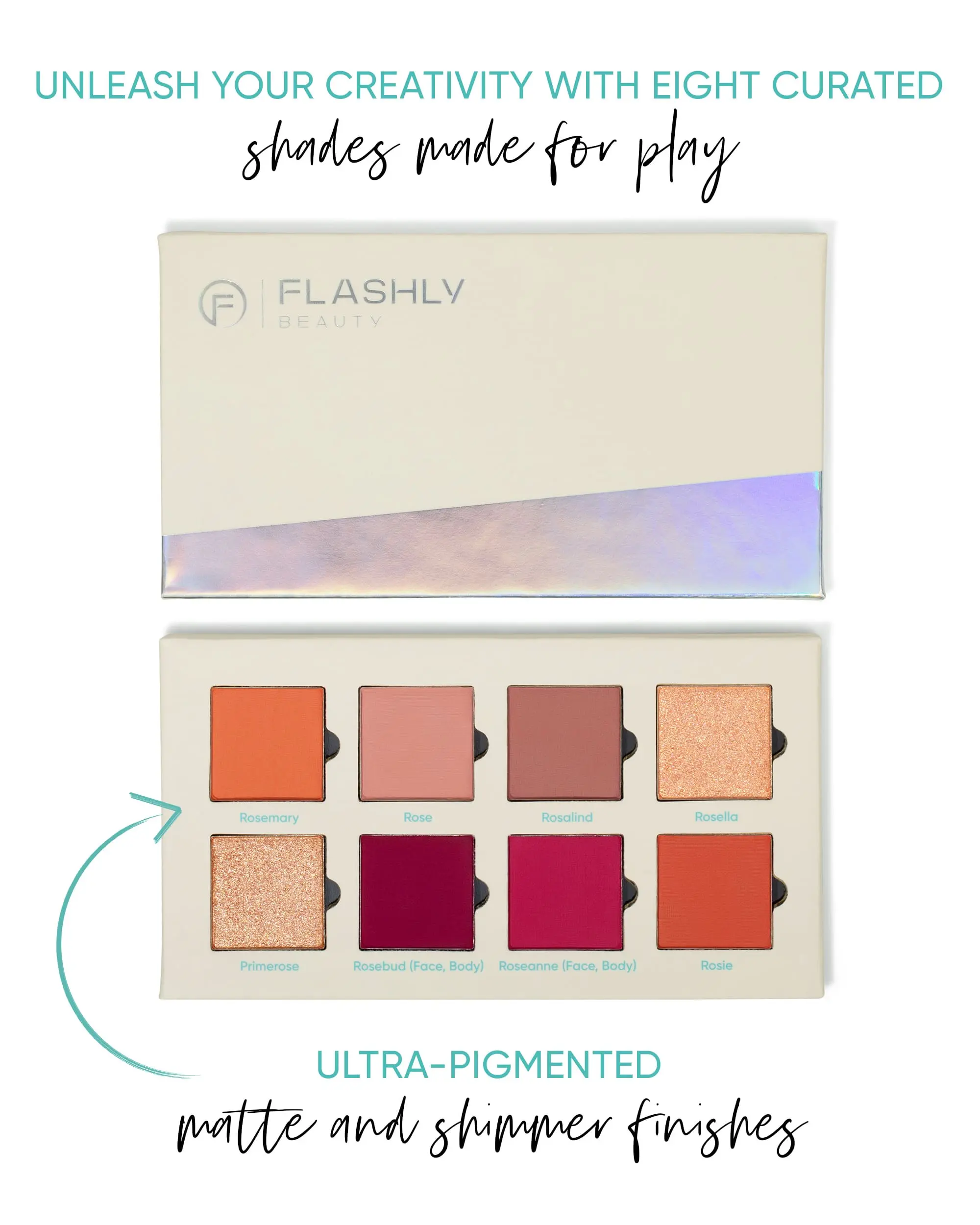 The Roses 8 Color Shadow Palette