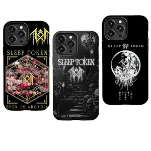 Sleep Token Mystery Symbol Dark Mask Heavy Metal Rock Band Music Fan Merch Art Trendy Tough Phone Case Dark Metal Core Tough Impact Bumper for iPhone 17 Pro Max 16 15 14 13 12 11