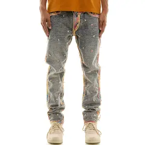 KND4668 Grey | KDNK Ankle Zip Skinny Stretch Jeans Men