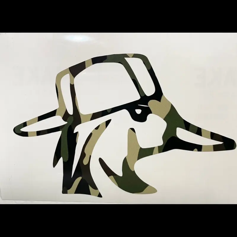 Custom Duck Decal - with backwards hat for truck or cars