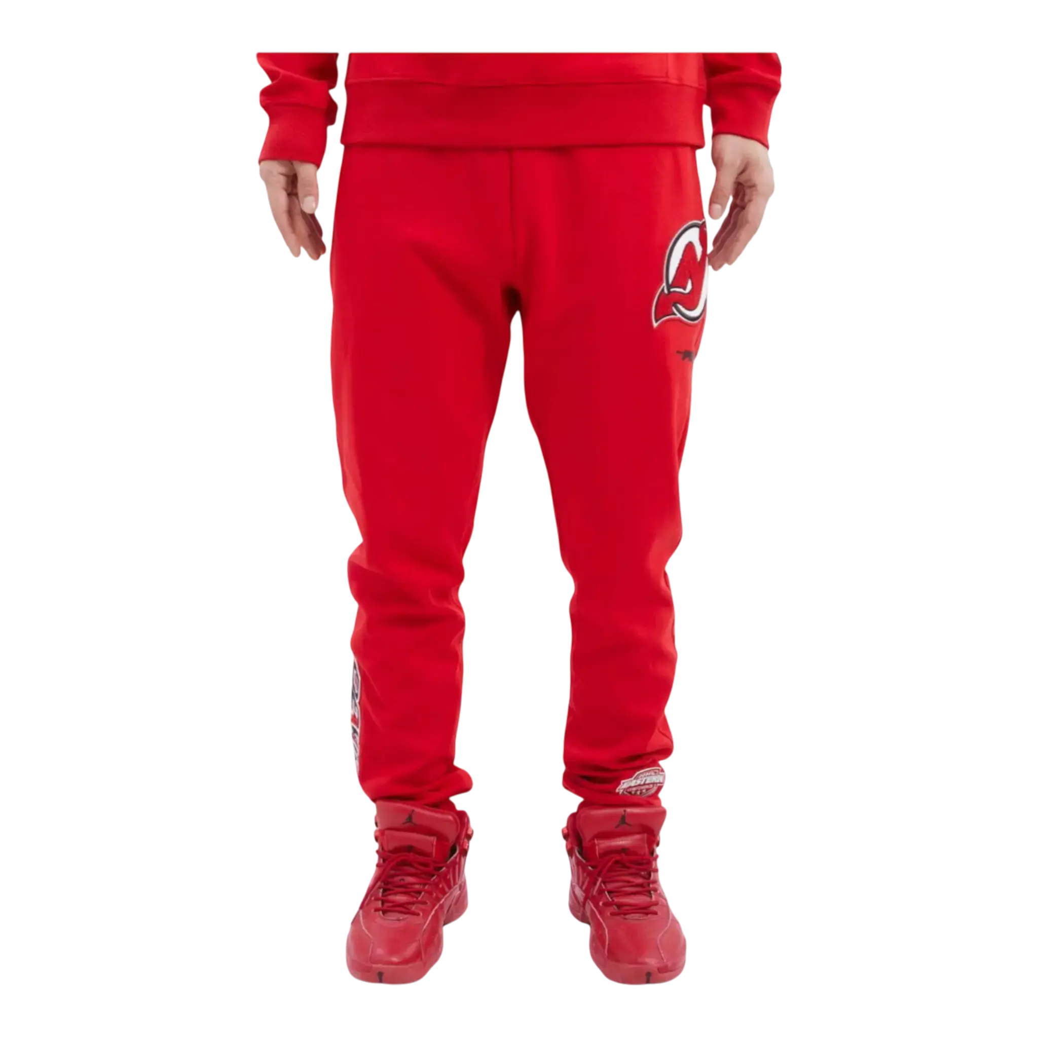 Pro Standard NHL New Jersey Devils Classic Jogger Pants in Red | Men's