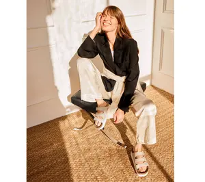 Birkenstock Three-Strap Slide Sandal - Florida Platform Flex