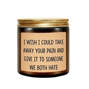Funny Get Well Soon Gifts: After Surgery Recovery Encouragement Gift for Friends Female Humor Sympathy Candle Gifts for Men Feel Better for Sick Women Candles Scented