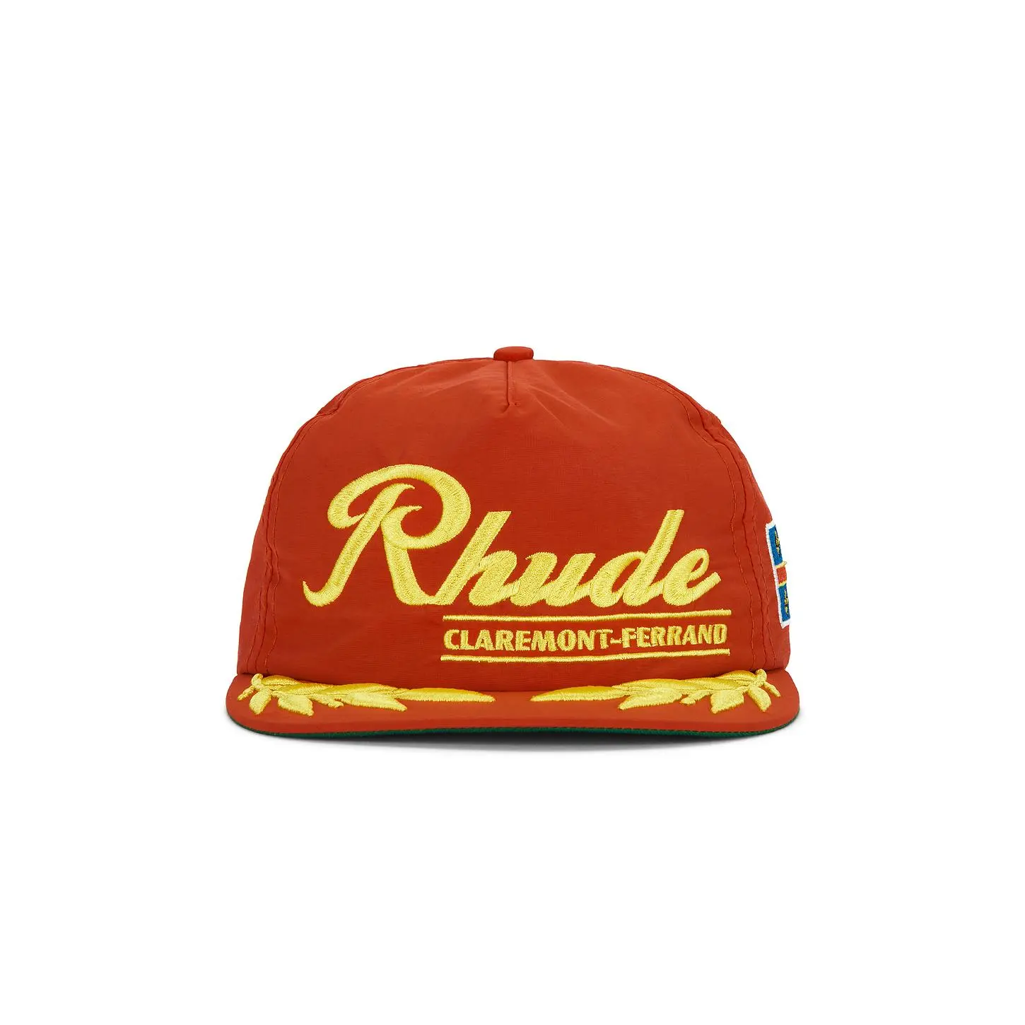 Rhude Clermont-Ferrand Souvenir Hat in Bright Red & Yellow