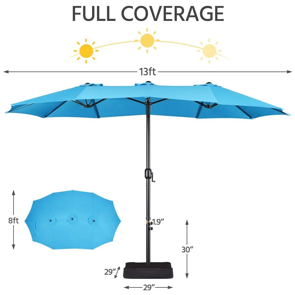13FT-Sky Blue-Base Include
