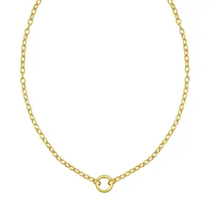 Push Lock Charm Necklace