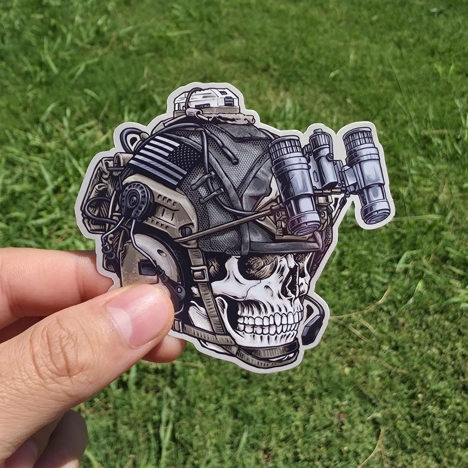 Dead Operator Sticker 3", Hard Hat Sticker, Bue Collar Sticker, Construction Sticker, Hard hat stickers, lunchbox sticker