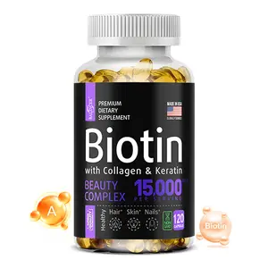 Balincer Biotin and Collagen Health Supplements - Support skin,nails and hair health,120 Capsules