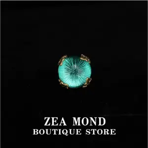 Copper alloy, non-jade, resin, fashion ring JY-ZH-15