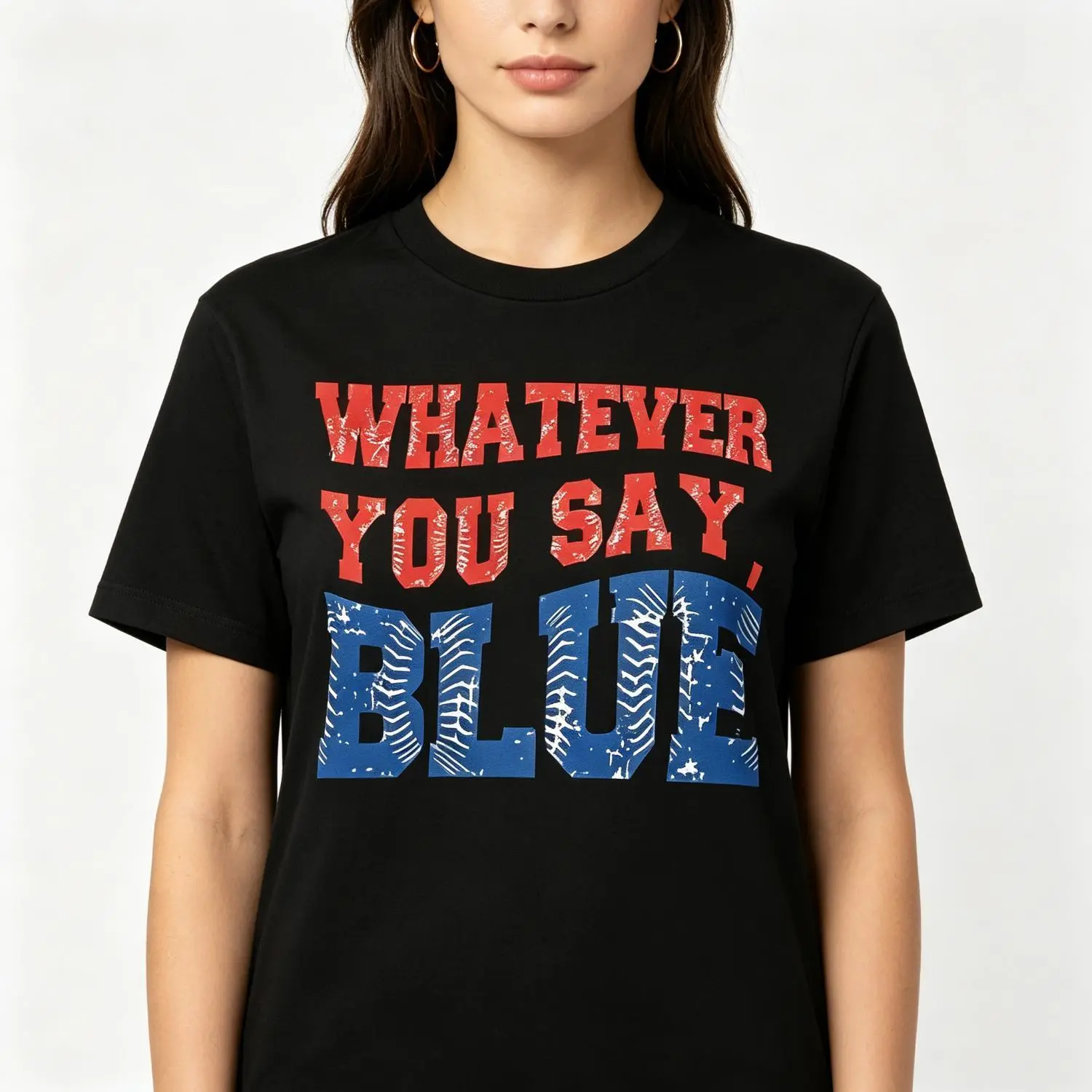 Funny Baseball Whatever You Say Blue Umpire Shirt, Tournament T-Shirt, Livin That Ballpark Mom Squad Gift
