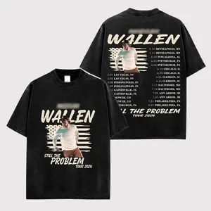 Wallen Concert Tour Premium Cotton T-Shirt, Still The Problem Tour Shirt, Vintage Country Music T Shirt, Country Concert Merch, Aesthetic Streetwear Concert Outfit Gift