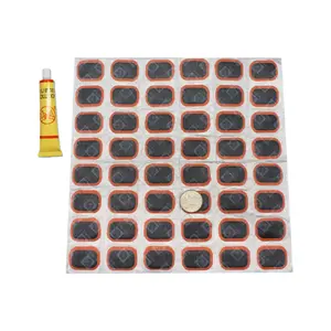 Bicycle Tire Repair Kit with Glue Patches for Mountain Bike Motorcycle E-Bike Inner Tube Cold Repair