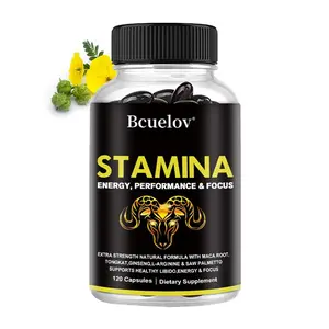 Maca Health Supplement with  Ginseng, L-Arginine - Supports Energy, Endurance and Performance,120 Capsules