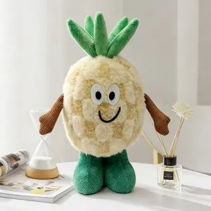 Adorable Watermelon Pineapple Decorative Piece, Kids Bedroom Decoration, Sofa Pillow, Soft Plush Toy Creative Gift, Soft Cuddly Gift