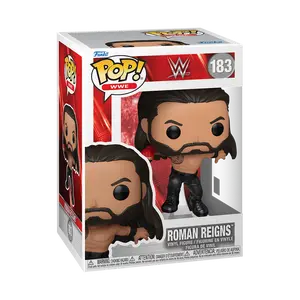 Funko POP Animation: WWE - Roman Reigns (Superman Punch) w/ vRare Pop Protector Included