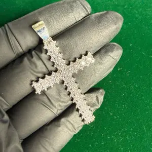 Diamond Lace Cross Pendant