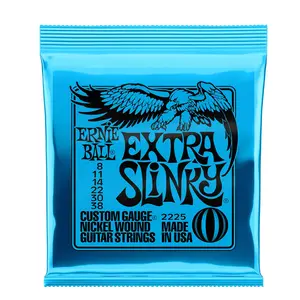 Ernie Ball Extra Slinky Nickel Wound Electric Guitar Strings - 8-38 Gauge