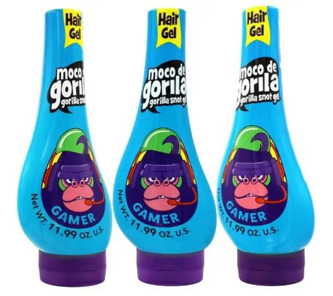Moco de Gorila Gamer, Hair Styling Gel, Long-Lasting Hold, 3-Pack of 11.92 Oz Each Haircare