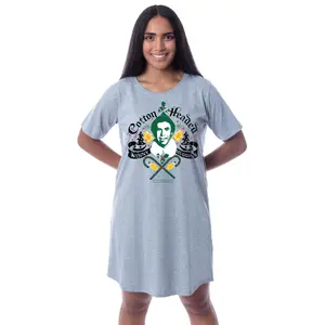 Elf The Movie Womens' Buddy Cotton-Headed Nightgown Sleep Pajama
