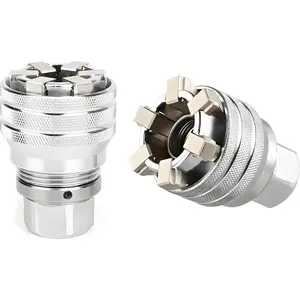 Adjustable Universal Socket Tool 10-19mm, Multifunction Socket Wrench for 3/8" Ratchet, Torque Wrench and Power Drill Adapter