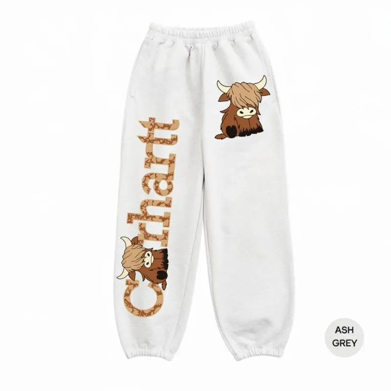 Funny Cow Sweatpants, Animal Print Sweatpants, Cow Lover Outfit, Hunting Season Sweatpants