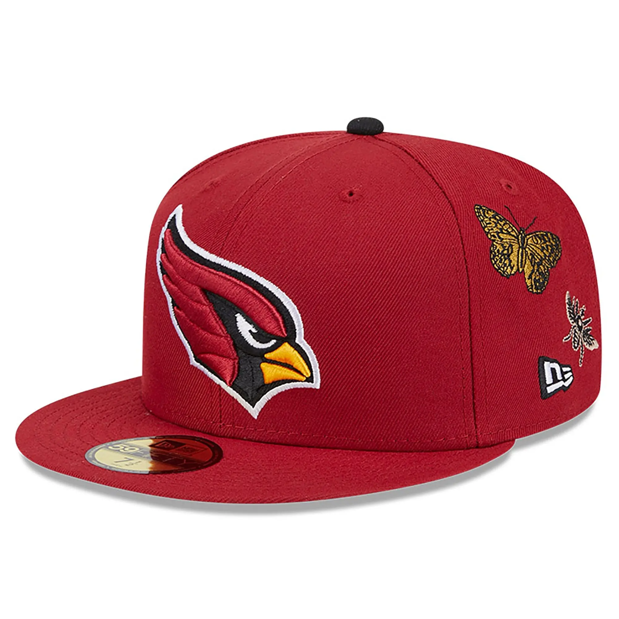 FELT "AZ Cardinals"  Red Fitted