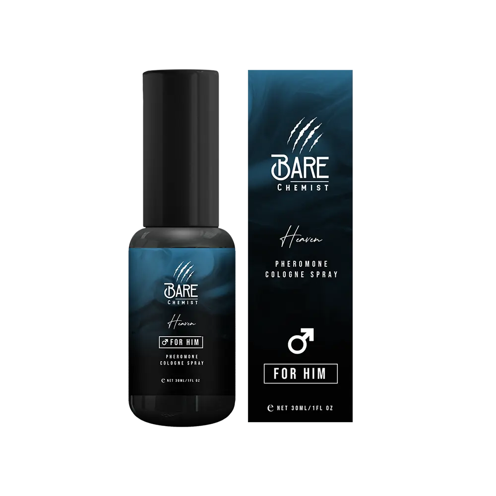 Bare Chemist Heaven – Pheromone Cologne for Men, Alcohol-Free & Long-Lasting Fragrance