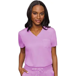 Med Couture Touch V-Neck Tuck In Top (11 Colors XS-3XL)