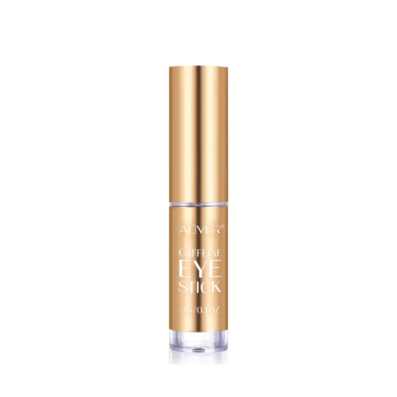 Aliver Caffeine Eye Cream Stick, Organic Coffee Under Eye Brightener Skincare Treatment for Adults (3g/0.10oz) - Single Item, Suitable for All Skin Types