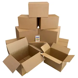 UBMOVE Moving Box Combo Pack - 4 Small 16x10x10 & 6 Medium 18x14x12 Boxes with 60 Labels for Easy Organization