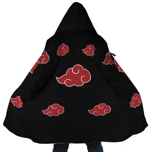 Akatsuki Naruto Dream Cloak Coat, Naruto Men's Women's Hooded coat, Fleece Jackets Coats, Gift For Men And Women