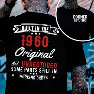 Boomer Custom Year Badass Generation T-shirt, Boomer FAFOT Shirt - 100% Cotton Top Unisex Comfort Womenswear, Custom Year Of Birth Shirt