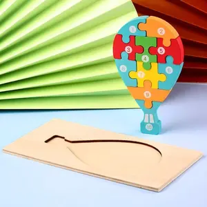Montessori Games: Wooden Puzzles for Kids Ages 2-4, Jigsaw Puzzle Toys Offering Educational Fun for Toddlers