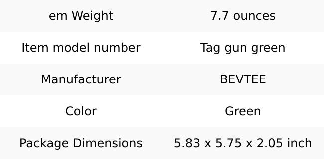BEVTEE Price Tagging Guns for Clothes Retail Price Tag Attacher Guns with Storage Case and Additional Tags for Easy Use