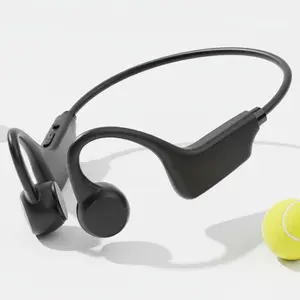 Bone Conduction, Open Ear Headphones Wireless BT5.3 With Mic, Wireless Headphones 10H Playtime, Noise Isolation, Push Button Control, Tangle-Free Cable, Type-C Charging, Sport Headphone Suitable For Running, Cycling, Outdoor