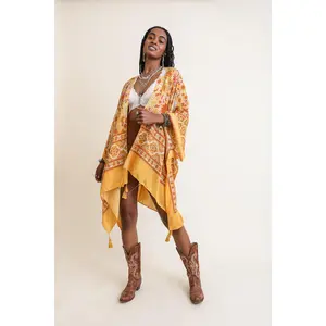 Moroccan Touch Tapestry Kimono