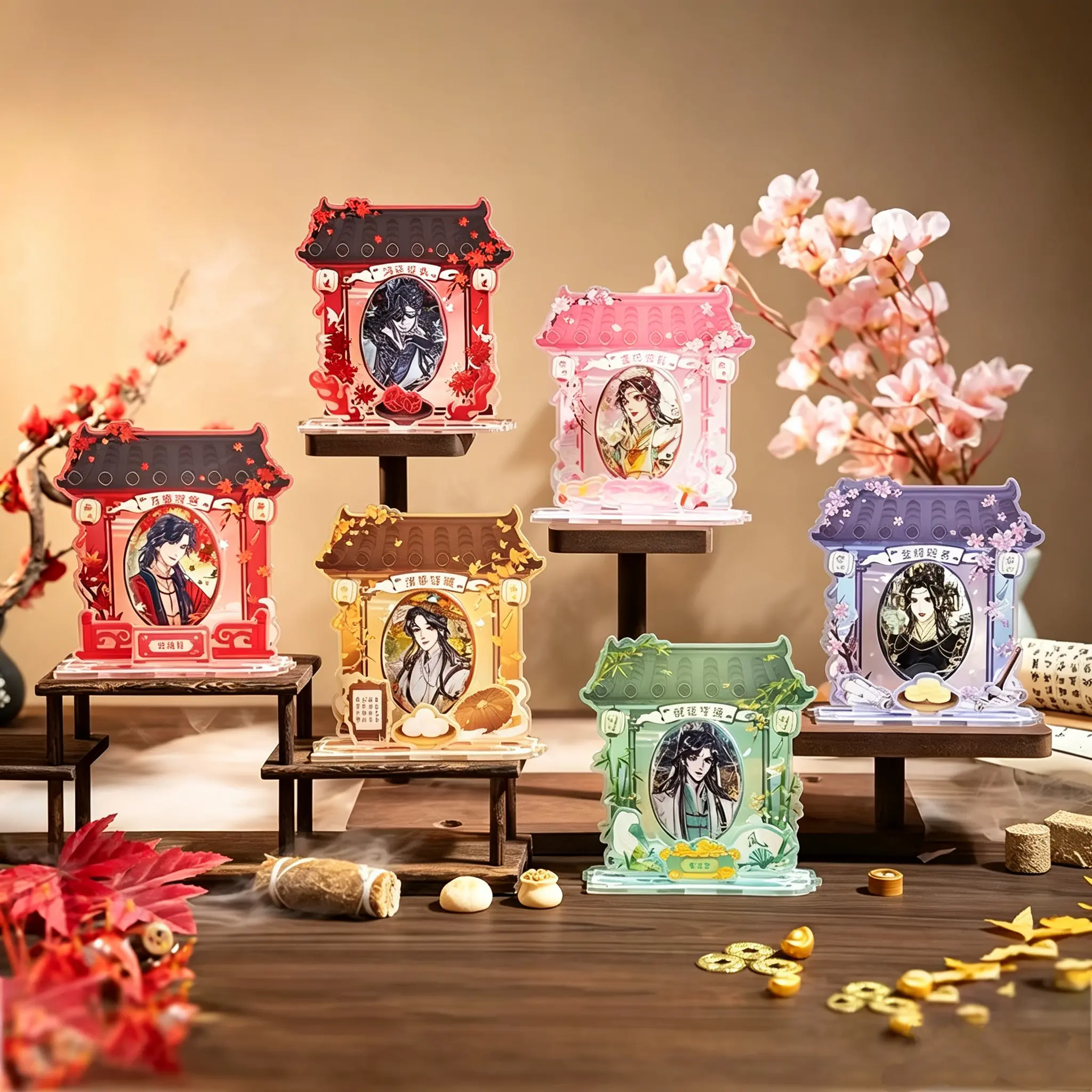 【Early Bird】HOB/TGCF Heaven official's blessing acrylic stand character badge（1 case（6 box））