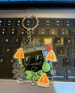 Vee Roblox Dandys World Keychain, Vee Keychains, Vee Dandy World, Osc, Vee, Vee Daddys World, Sprout Daddys World, Phighting, Daddys World Roblox Gift – Cool Accessory for Bags, Keys, or Backpacks